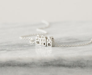 TINY AMSTERDAM NECKLACE / multiple dutch houses necklace in sterling silver