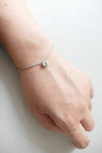 Load image into Gallery viewer, TINY AMSTERDAM BRACELET / miniature dutch house bracelet in sterling silver and natural silk