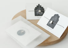 Load image into Gallery viewer, TINY AMSTERDAM BRACELET / miniature dutch house bracelet in sterling silver and natural silk
