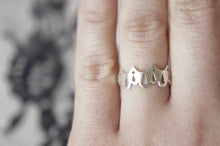 Load image into Gallery viewer, LINGERIE RING 001 / hand-pierced ring in sterling silver
