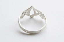 Load image into Gallery viewer, LINGERIE RING 002 / hand-pierced ring in sterling silver