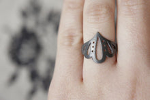 Load image into Gallery viewer, LINGERIE RING 004 / hand-pierced ring in sterling silver
