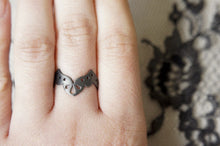 Load image into Gallery viewer, LINGERIE RING 005 / hand-pierced ring in sterling silver