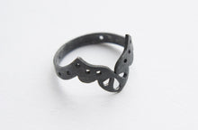 Load image into Gallery viewer, LINGERIE RING 005 / hand-pierced ring in sterling silver