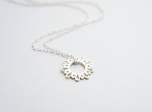 Load image into Gallery viewer, LINGERIE TINY CUTE PENDANT / hand-pierced necklace in sterling silver