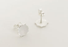 Load image into Gallery viewer, MINIATURE MIRROR / earring studs in sterling silver