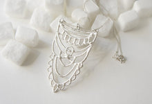 Load image into Gallery viewer, SUKKAR / moroccan inspired necklace in sterling silver