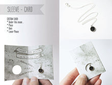 Load image into Gallery viewer, UNDER THIS MOON / custom moon phase necklace in sterling silver