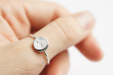 Load image into Gallery viewer, UNDER THIS MOON / custom moon phase ring in sterling silver