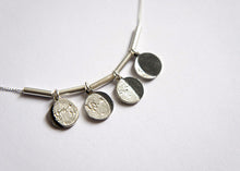 Load image into Gallery viewer, UNDER THIS MOON / additional personalised moon phase charms in sterling silver