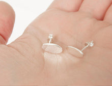Load image into Gallery viewer, MINIATURE MIRROR / earring studs in sterling silver