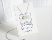 Load image into Gallery viewer, VICTORIA / miniature mirror necklace in sterling silver